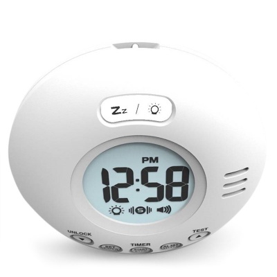 Geemarc Wake N Shake Voyager Extra Loud Travel Alarm Clock with Vibration